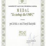 Medal za zasługi dla Uniwersytetu Muzycznego im. Fryderyka Chopina