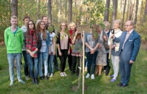 The Tree of Freedom in the Park of 10 Thousand Steps in Kajetany.