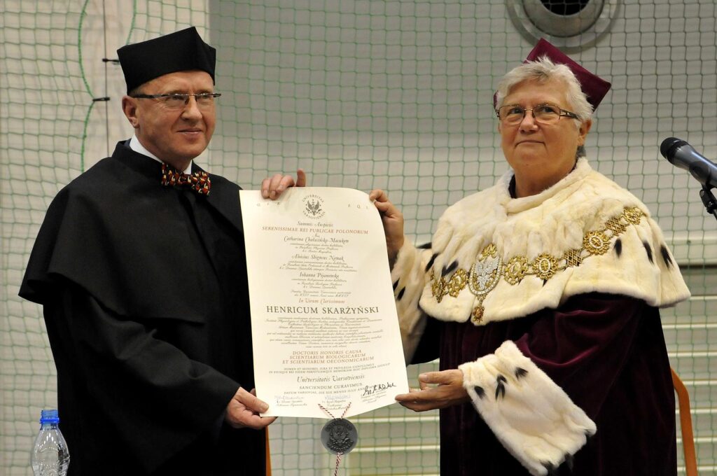 Profesor Henryk Skarzynski – doctor honoris causa de la Universidad de Varsovia