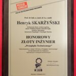 Prof. Henryk Skarżyński Honorowym Złotym Inżynierem