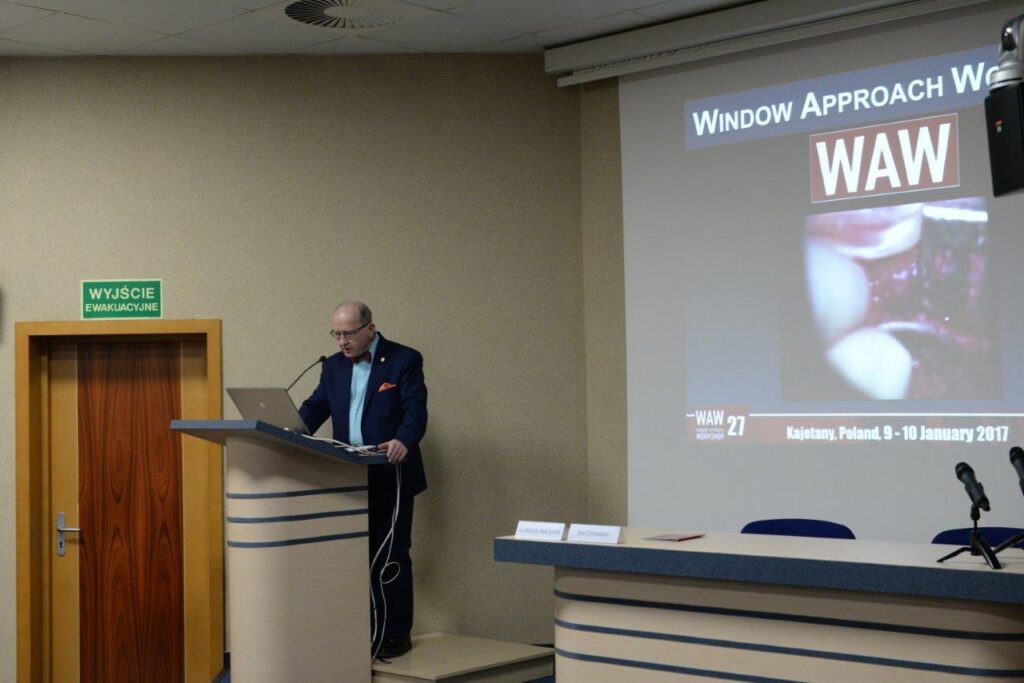 Prof. Skarżyński podczas 27 międzynarodowych warsztatów chirurgii okienka okrągłego WAW Window Approach Workshop