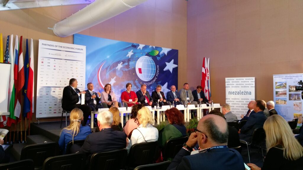 Prof. Henryk Skarżyński auf dem Wirtschaftsforum in Krynica