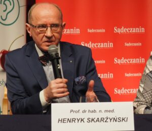 Profesor Henryk Skarżyński, invitado especial en el seminario «Sobre la salud de Sądeczanie: desde la oncología hasta la pérdida auditiva»