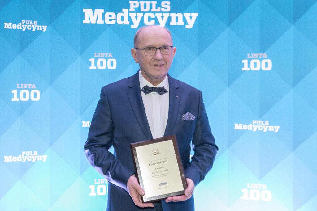 Prof. Henryk Skarżyński wieder auf dem 2. Platz in der Liste der 100 einflussreichsten Personen in der polnischen Medizin