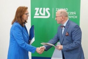 Un accord de coopération avec la Caisse de sécurité sociale (ZUS, Zakład Ubezpieczeń Społecznych) a été signé