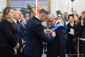 Prof. Henryk Skarżyński awarded the Order of the White Eagle.